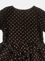 Thumbnail for Ahalyaa Black Color Crepe Printed kids Kurta Palazzo Set For Girls - Distacart