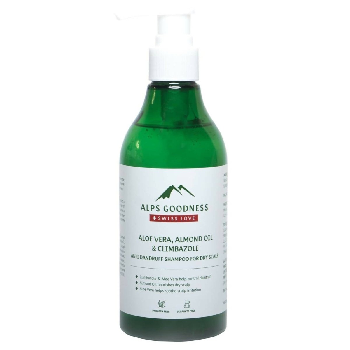 Alps Goodness Aloe Vera, Almond Oil & Climbazole Anti-Dandruff Shampoo - Distacart
