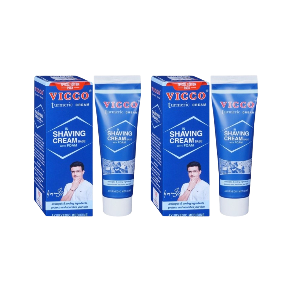 Vicco Turmeric Shaving Cream With Foam Base - Distacart