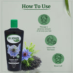 Thumbnail for VI-JOHN Naturale Black Seed Enriched Hair Oil Strong & Shiny with Vitamin A.E & F