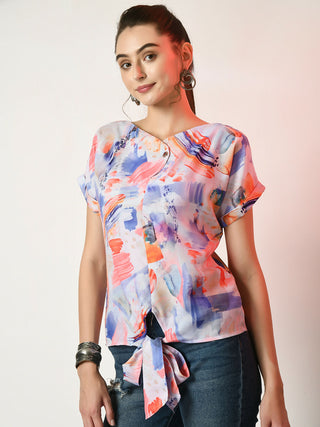 Myshka Women's Multi Printed Top - Distacart