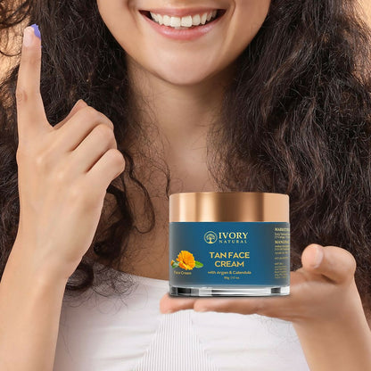 Ivory Natural Tan Face Cream For Sun Tan Protection - Distacart