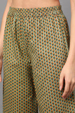Thumbnail for Ahika Green Pure Cotton Floral Anarkali Suit Set - Distacart