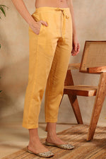 Thumbnail for Ahika Cotton Blend Peach Printed Straight Kurta Pant With Dupatta