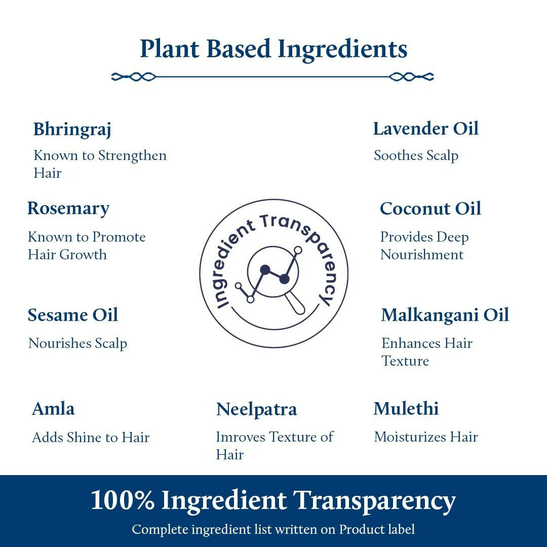 Blue Nectar Briganantadi Rosemary Hair Nourishment Oil - Distacart