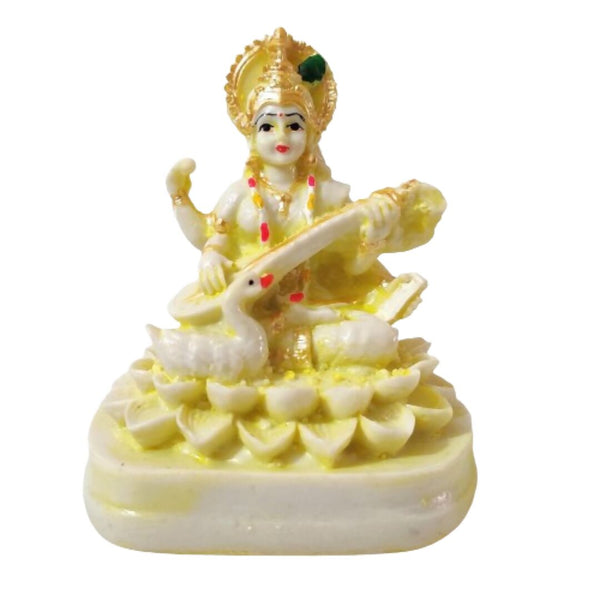 Goddess Handcrafted Saraswati Idol - Distacart