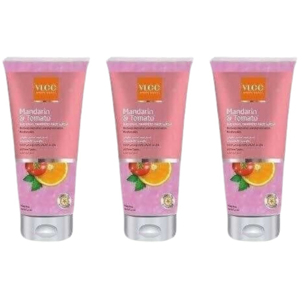 VLCC Mandarin & Tomato Natural Fairness Face Wash - Distacart
