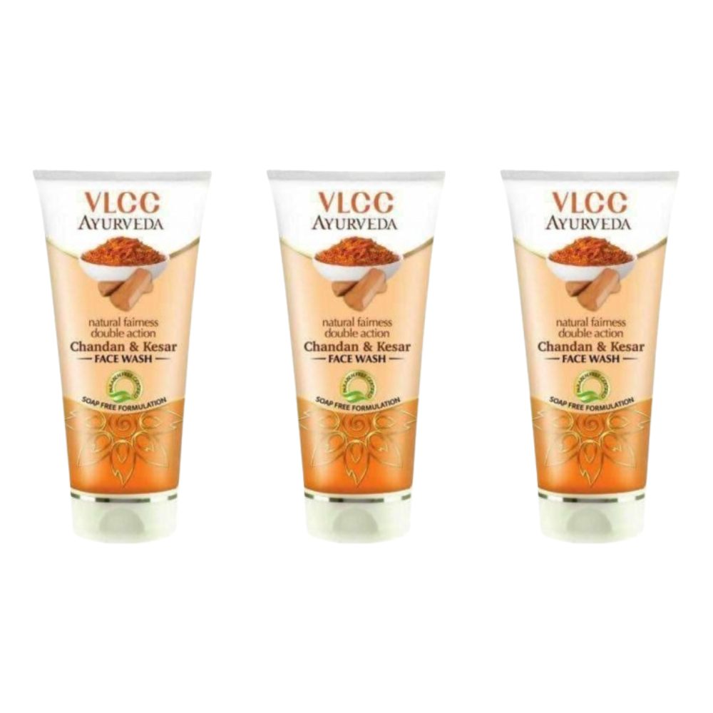 VLCC Natural Fairness Kesar Chandan Face Wash - Distacart