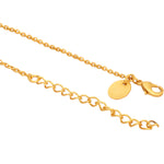 Thumbnail for Nuyug 18k Gold-Plated Crystal Studded Minimal Chain Pendant Necklace