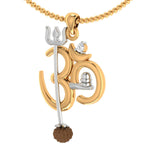 Thumbnail for trueBrowns X Voylla OM' Design with Rudraksh Rakhi-Pendant