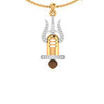 Thumbnail for trueBrowns X Voylla Trishul with Rudraksh Rakhi-Pendant