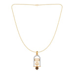 Thumbnail for trueBrowns X Voylla CZ Studded Trushul Rakhi-Pendant