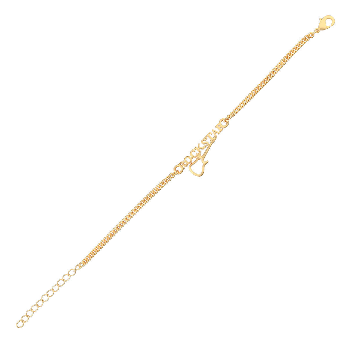 trueBrowns Gold Tone ROCKSTAR Rakhi - Distacart