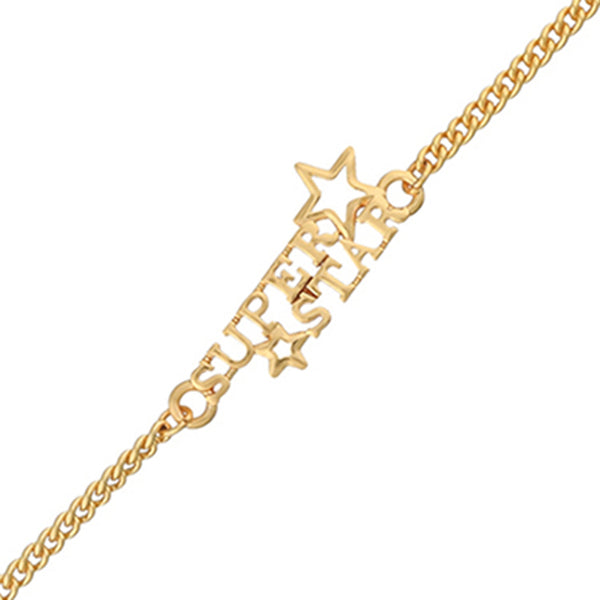 trueBrowns X Voylla Super Star Gold Tone Bracelet Style Rakhi