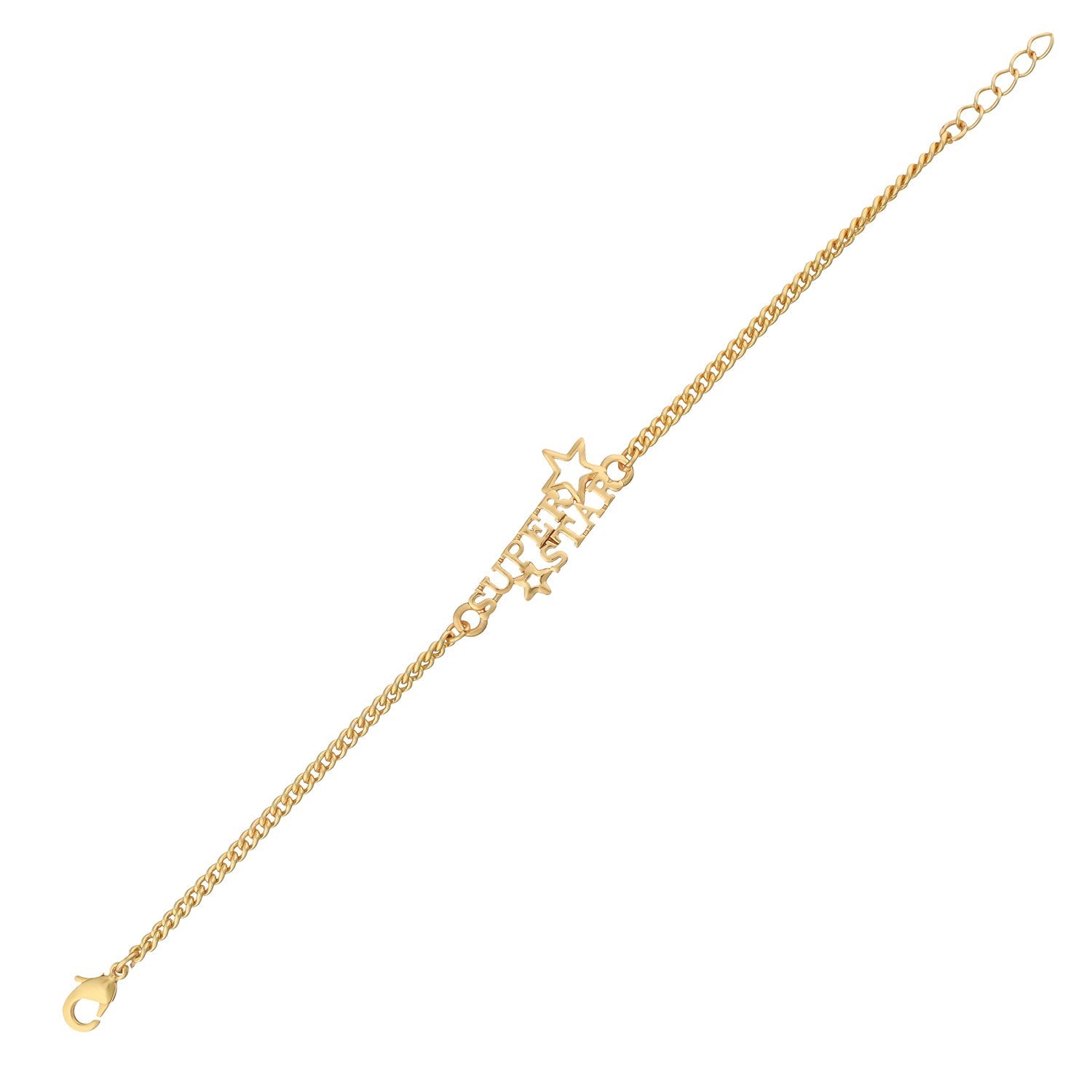 trueBrowns X Voylla Super Star Gold Tone Bracelet Style Rakhi