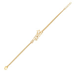 Thumbnail for trueBrowns X Voylla Super Star Gold Tone Bracelet Style Rakhi