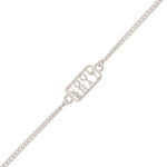 Thumbnail for trueBrowns Silver Tone Cool Bhai Bracelet Style Rakhi - Distacart