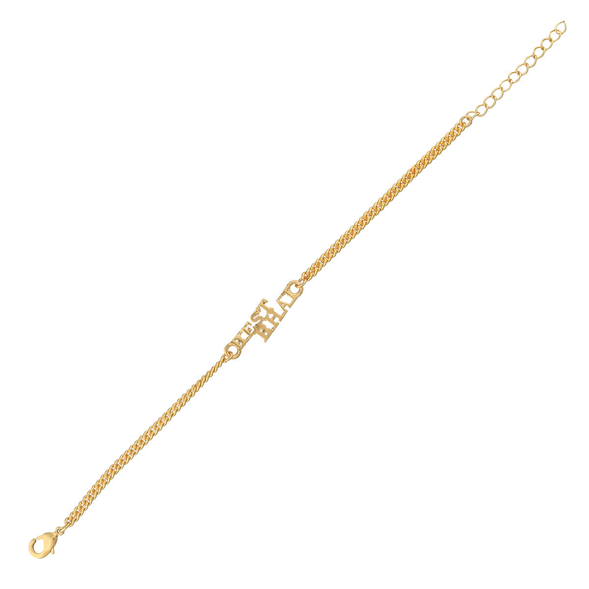 trueBrowns Best Bhai Gold Tone Bracelet Style Rakhi - Distacart