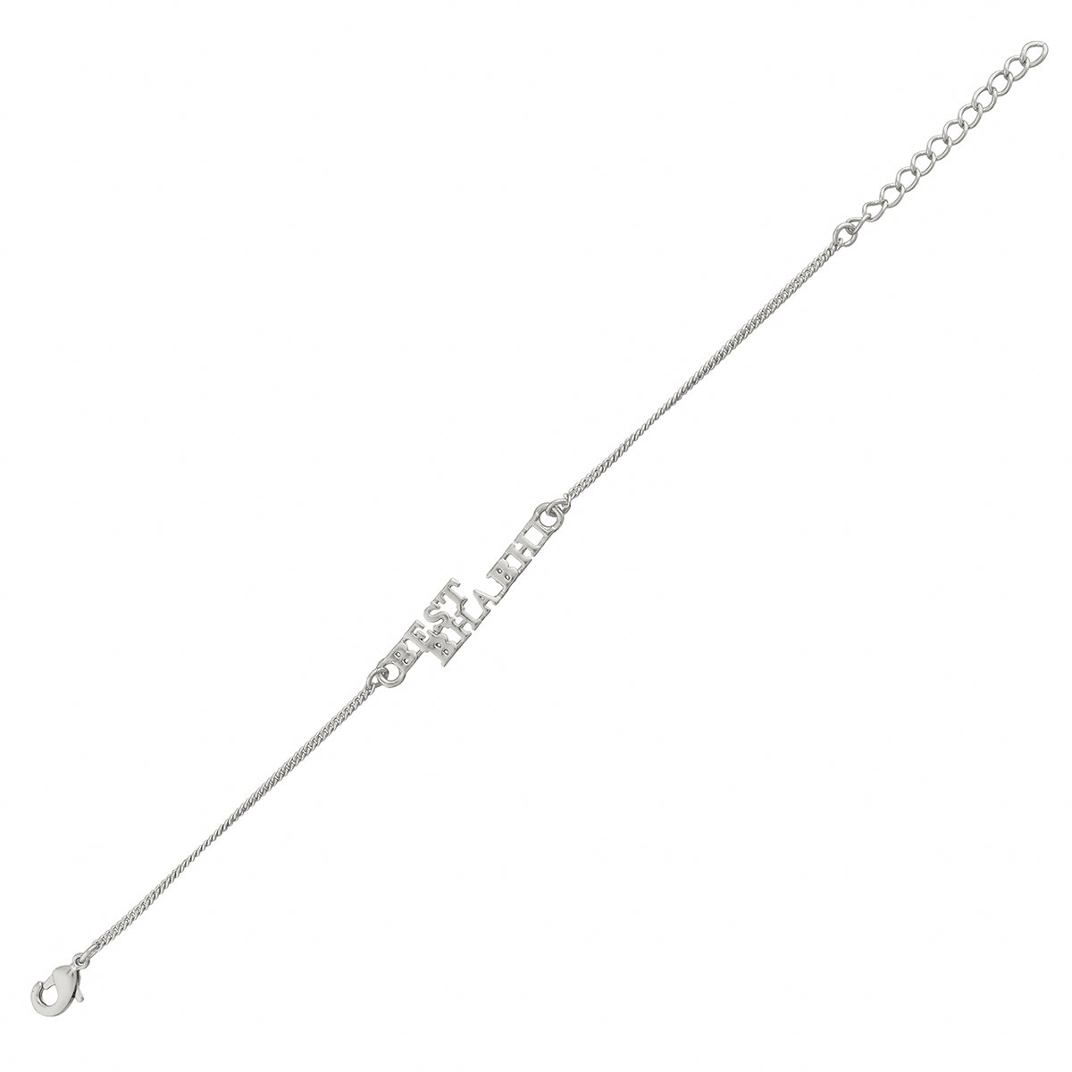 trueBrowns Silver Tone Best Bhabhi Rakhi - Distacart