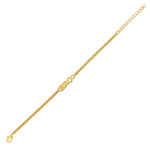 Thumbnail for trueBrowns Gold Tone Fashionable BRO Rakhi - Distacart