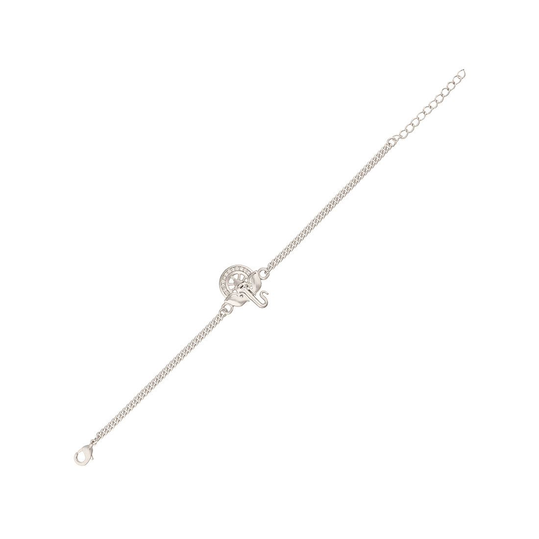 trueBrowns Silver Tone Ganesha Bracelet Rakhi - Distacart