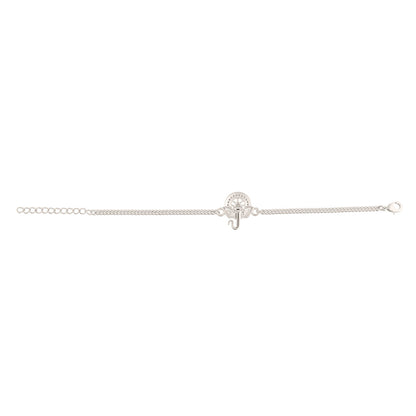 trueBrowns Silver Tone Ganesha Bracelet Rakhi - Distacart