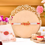Thumbnail for trueBrowns X Voylla Red Enamel Bhai Rakhi For Brother