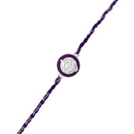 Thumbnail for trueBrowns Sterling Silver Purple Ganesha Rakhi - Distacart