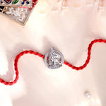 Thumbnail for trueBrowns 925 Sterling Silver Precious Lord Shiva Thread Rakhi - Distacart