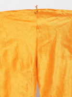 Thumbnail for VM by Vastramay Men's Orange Silk Blend Jacket, Kurta And Pyjama Set - Distacart