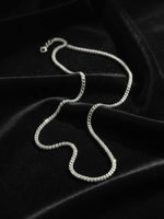 Thumbnail for NVR Men's Silver Plated Stainless Steel Chain - Distacart