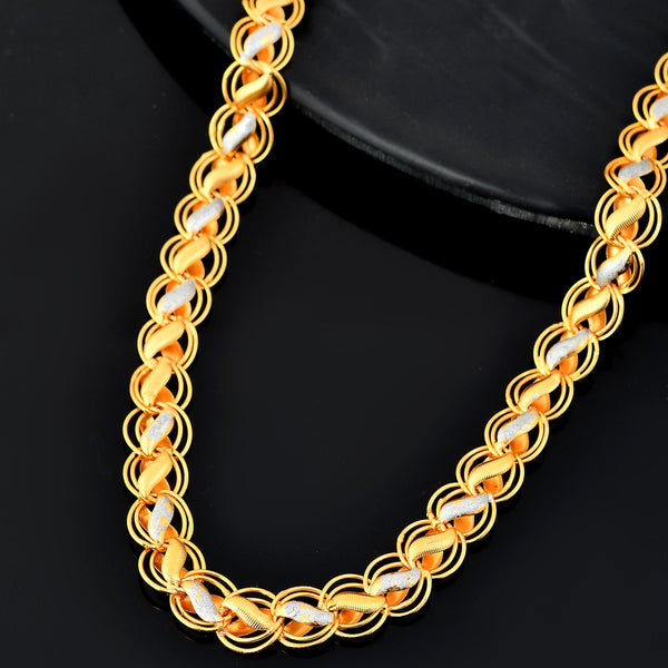 VOJ Men Dual-Plated Designer Chain