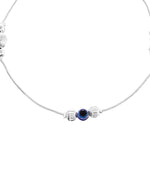 Thumbnail for VOJ Set of 2 Silver Plated Handcrafted Evil Eye Anklet