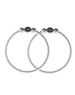 Thumbnail for VOJ Set of 2 Silver Plated Elasticated Evil Eye Anklet