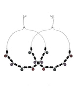 Thumbnail for VOJ Set of 2 Stainless Steel Artificial Beads Anklet