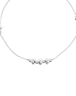 Thumbnail for VOJ Set of 2 Silver Tone Handcrafted Stainless Steel Anklet
