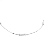Thumbnail for VOJ Set of 2 Silver Plated Pipe Shaped Handcrafted Anklet