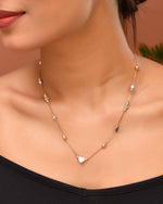 Thumbnail for VOJ Stainless Steel Hand Crafted Rose Gold Polished Beaded Chain