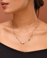 Thumbnail for VOJ Stainless Steel Hand Crafted Rose Gold Polished Chain With Beads