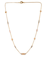 Thumbnail for VOJ Stainless Steel Hand Crafted Rose Gold Polished Chain With Beads