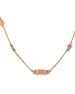 Thumbnail for VOJ Stainless Steel Hand Crafted Rose Gold Polished Chain With Beads