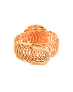 Thumbnail for VOJ Stainless Steel Gold Polished Kundan Studded Wraparound Circular Bracelet
