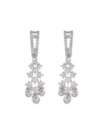 Thumbnail for VOJ Silver Plated CZ- Stone Studded Designer Jewellery Set