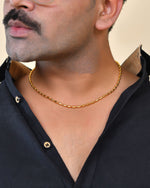 Thumbnail for VOJ Gold Polished Designer Stainless Steel Chain For Men - Distacart