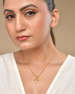 Thumbnail for VOJ Gold Polished Chain With Heart Shaped Pendant - Distacart