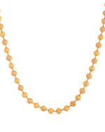 Thumbnail for VOJ Men Gold Polished Ball Studded Elegant Chain - Distacart
