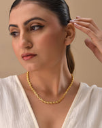 Thumbnail for VOJ Gold Polished Heart Shaped Simple Chain For Women - Distacart