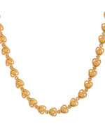 Thumbnail for VOJ Gold Polished Heart Shaped Simple Chain For Women - Distacart