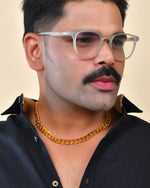 Thumbnail for VOJ Gold Polished Stainless Steel Thick Linked Chain