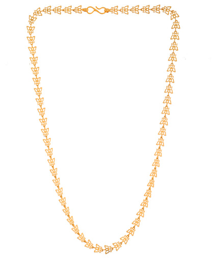 VOJ Gold Polished Stylish Butterfly Shaped Chain - Distacart
